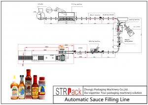 China Abrasion Resistance Sauce Filling Machine Jam Filling Machine 304 Stainless Steel on sale
