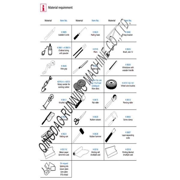 Universal belt splicing Vulcanizing Accessories Conveyor Belt Jointing Tools