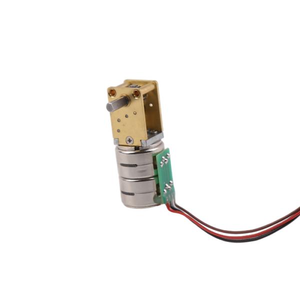 Multi Gear Ratio Double Stack Stepper Motor 15mm High Torque Stepper Motor With Gearbox,Gearbox ratio 1:21 to 1:1030