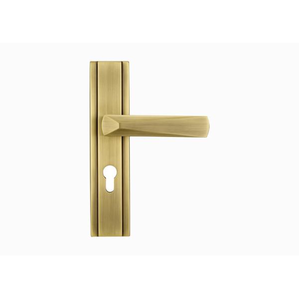 Brass Luxury Lever Door Handles 130mm 63mm for Front Door