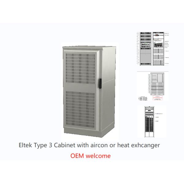 Eltek Type 3 Outdoor Telecom Cabinets 1.2m 1.5m 1.8m With Aircon