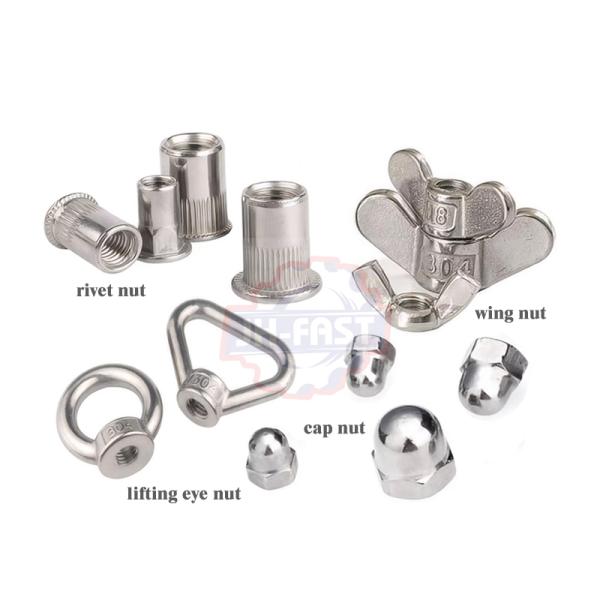 M3 M4 M5 M6 M8 M10 Brass Butterfly Wing Nut Flat Head Rivet Nuts with 100% Inspection