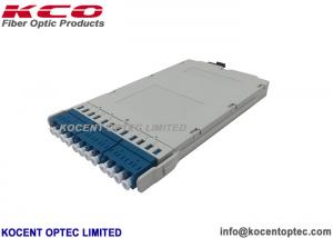 Wholesale MPO Cassetle Rack Mount Mtp Patch Cord DLC Multimode OM3 OM4 OM5 12 Port Patch Panel from china suppliers