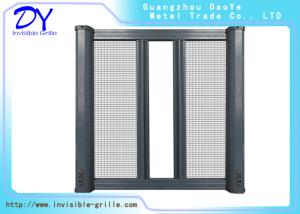 China Heat Insulation Single Mosquito Retractable Invisible Screen Door on sale