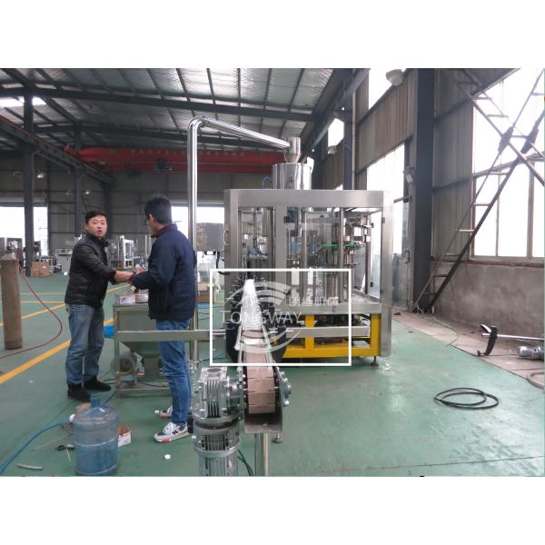 100% Factory for sale screw cap carbonated soft water filling machine (monoblock carbonated soft drink filling plant)