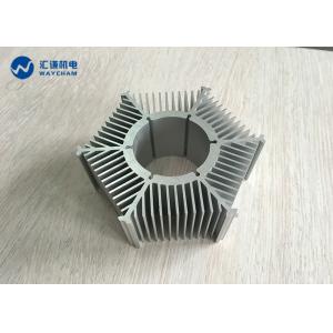 200W Audio Amplifier Extruded Aluminum Heat Sink Multiple Fin Design