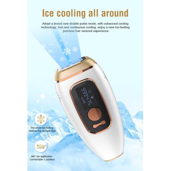 360 ICE Cool FCC 3cm2 IPL Hair Removal Device 990000 Flashes