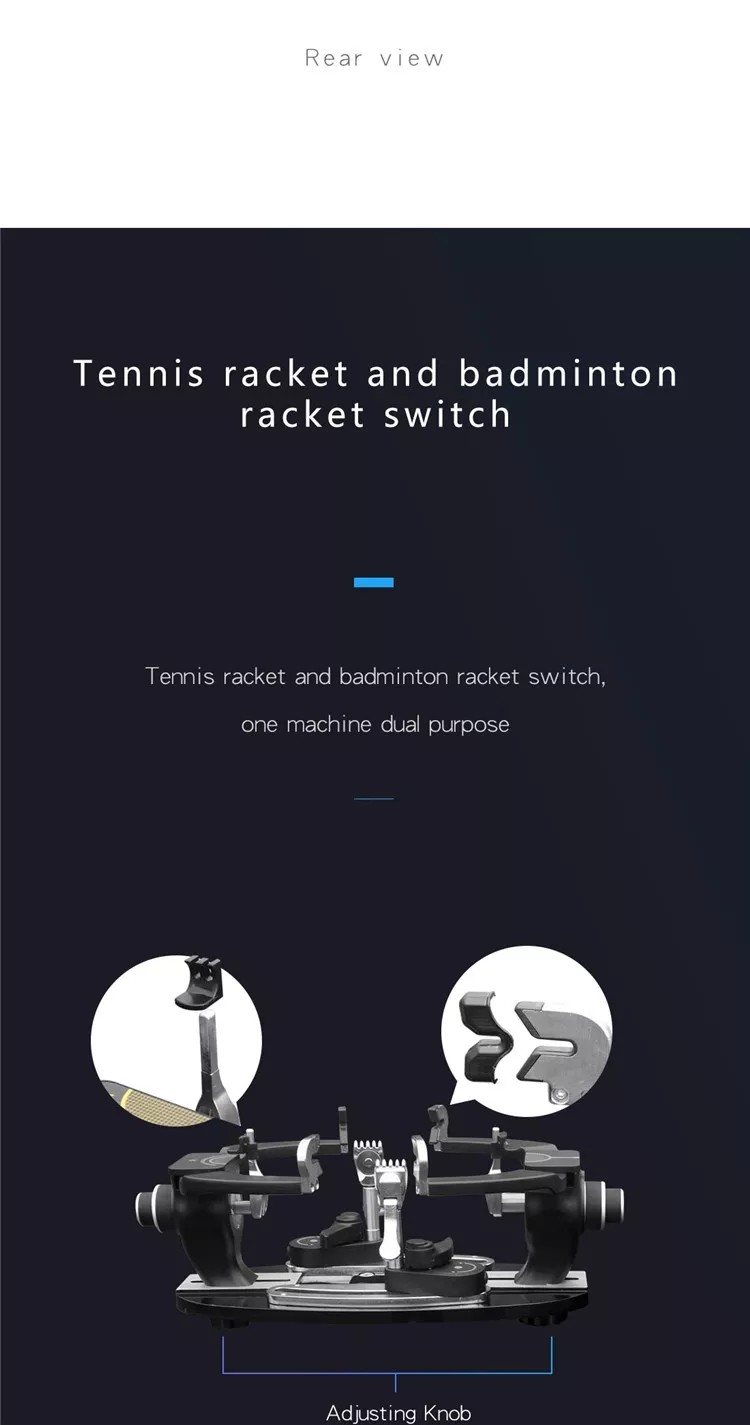 S616 Electronic Tennis Racket Stringing Machine Portable With Computer Head