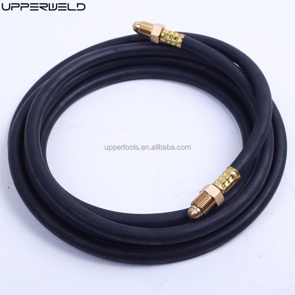 Welding Torch Rubber Gas Hose with Argon CO2 Flowmeter Regulator Length 12/25/50 Feet
