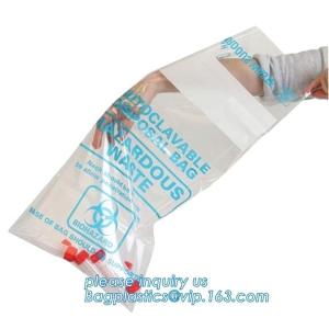 Medical consumables biohazard waste disposal supplies, LDPE plastic medical