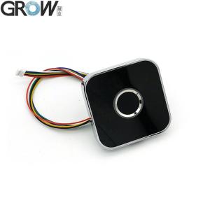 GROW R502-AW Zinc Alloy Round Ring LED Control DC3.3V Capacitive Fingerprint Module Sensor Scanner