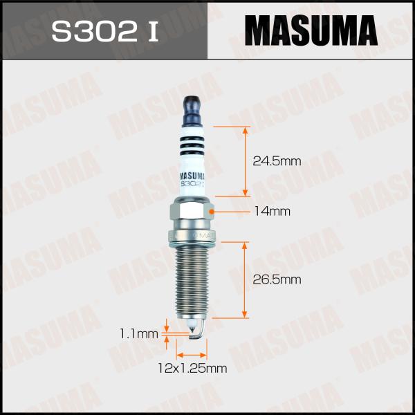 S302I MASUMA Nickel Alloy Spark Plug For MITSUBISHI LFR5AGP 1999-2000