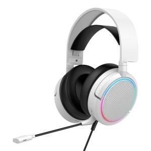 2.2m Cord Wired Gaming Headset With Surround Sound LED Light Noise Cancelling Microphone