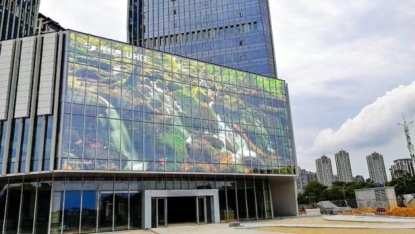 Quality Building Transparent LED Curtain Wall Display  With Smartphone App Control for sale