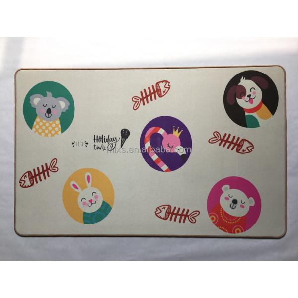 Minglu BFM-030 door mat High quality Suede Fabric door floor mat bath mat with none slip rubber backed