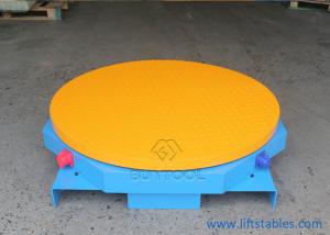 China Low Profile Manual Pallet Wrapping Turntable Machine Pedal Switch on sale