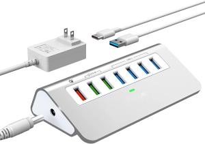 China USB Type-C to Ethernet Adapter with 14 USB Ports 1000 Mbit/s Gigabit RJ45 LAN Hub on sale