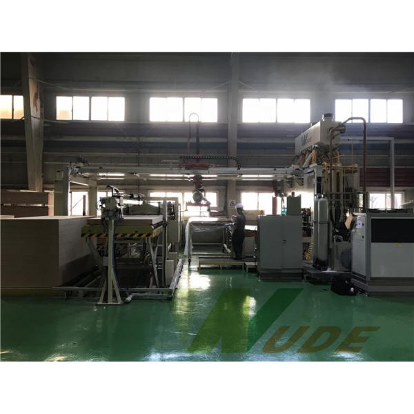 HDF Board Short Cycle Laminating Hot Press , Melamine Paper Laminating Machine