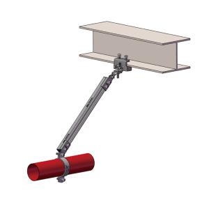 Wholesale Stainless Steel Seismic Pipe Supports Bracket Polished Flexible Design from china suppliers