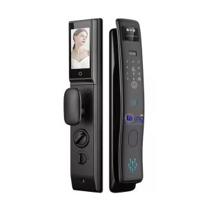 Wholesale S958Max 3D Face Lock Tuya Wifi With Video Intercom Lock Fingerprint Card Key Code Smart Lock from china suppliers