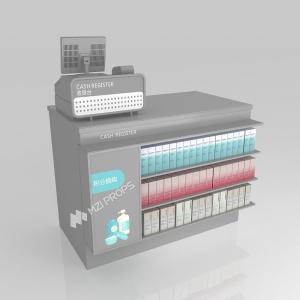 China GDR09-Y001-C Retail Display Counter with Acrylic Panel Graphics and Cable Management Hole for Cosmetics Counter on sale