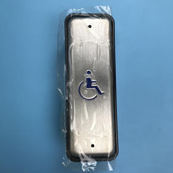 Quality Anti Removal 6" Round PBT Push To Exit Switch With Logo for sale