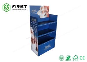China Printed Pop Up Cardboard Floor Displays Stand Corrugated Cardboard Paper Stand on sale