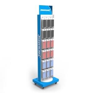 Wholesale Customized Spinning Pegboard Display Rack Phone Case Display Rack With Wheels from china suppliers