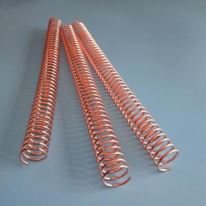 Wholesale Electroplated Metal Binding Spiral Coils Length 297mm from china suppliers