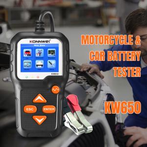 Wholesale Polish Persian KW650 Car Motorcycle Battery Voltage Tester Free Update With Printer from china suppliers