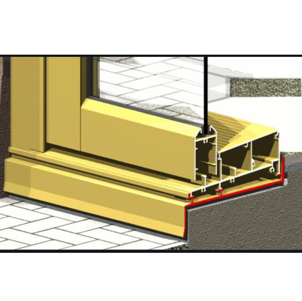 35 Series 38 Series CNC Aluminum Profile With Subhead Subsills ,Structural Aluminum Extrusion Profiles