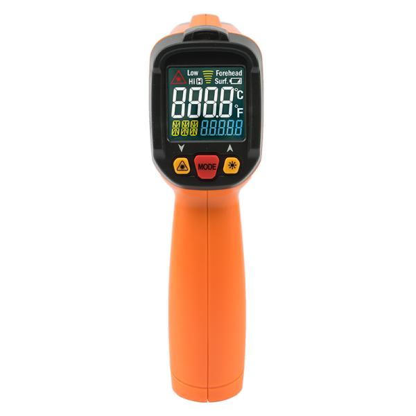 Quality Adjustable Emissivity High Temp Infrared Thermometer With Data Hold Function for sale