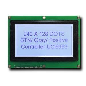 Wholesale Grey Positive Graphic LCD Display 240X128 FSTN 3.3V RGB LCD Screen from china suppliers