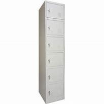 China Slim Modern RAL Metal Storage Cupboard With Locker And Six Doors on sale