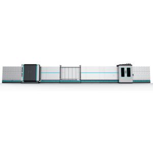Super Fast Double Pressing And Filling Insulating Glass Processing Line With Air Transfer