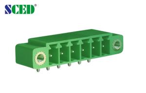 Wholesale Communication Pluggable Terminal Block Vertical Inlet Pitch 3.81mm 300V 8A 2P-20P from china suppliers