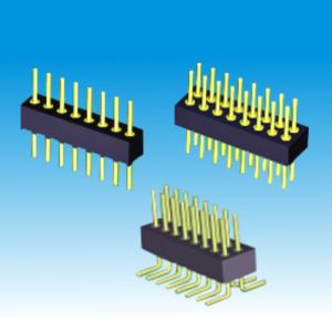 1.778mm Machine Pin Headers , Round Male Header Connector High Accuracy