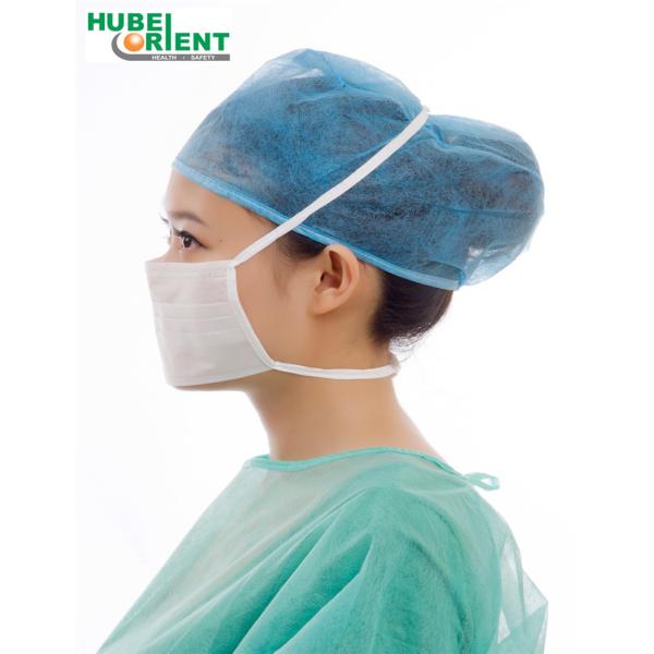 For Hospital And Doctor Use Disposable Face Mask By Non Woven Face With Tie-on