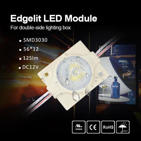 DC12V 1.5W IP65 Edge Lite LED Module With 3000/4000/6500K for Double Lighting Box and LED Sign