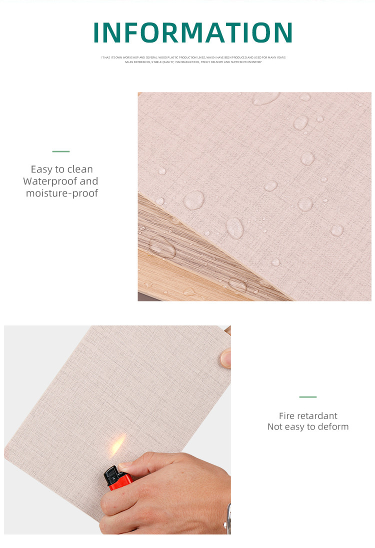 Formaldehyde-Free And Environmentally Friendly Bamboo Wood Fiber Fabric Wall Panel