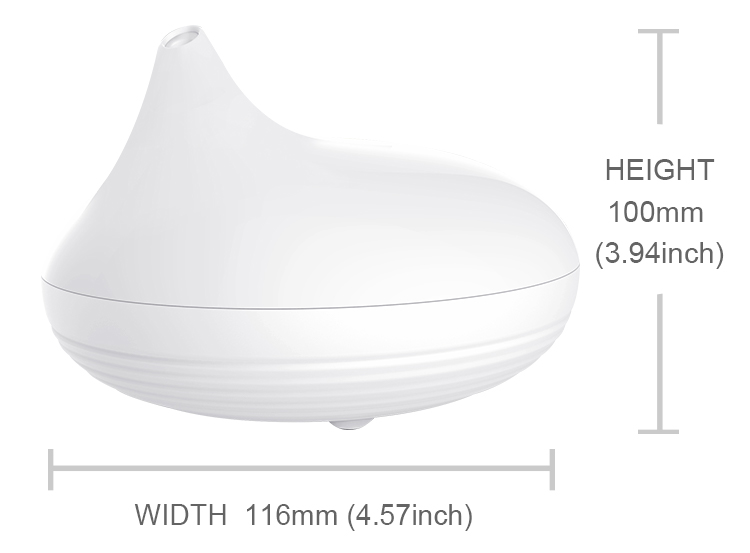 Swan Shape 80ml USB Ultrasonic Air Humidifier With Touch Button