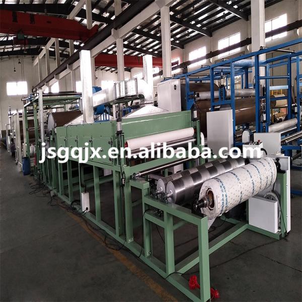 Video Technical Support Fleece Fabric to Abrasive Sand Paper Laminating Machine