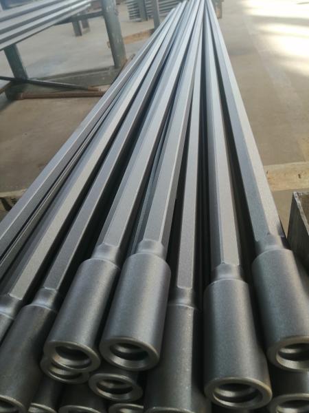 Quality Heat Treatment Hexagonal Type Thread Drill Rod Quenching Tempering Production Technique for sale