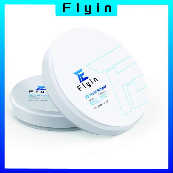 43% -57% 6 Layers 3D Pro Multilayer Dental Zirconia Block For CAD CAM Open