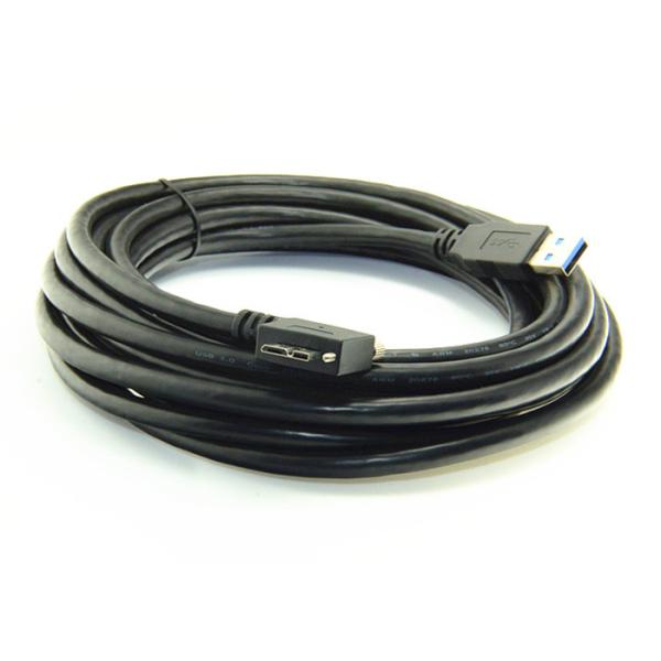 Industrial Basler Gige Camera Right Angle Micro USB Cable For D800 D800E D810