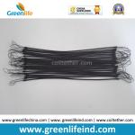 Top Quality Black Extension Short Spiral Cord Leash 2.0x7x50mm with Elastic