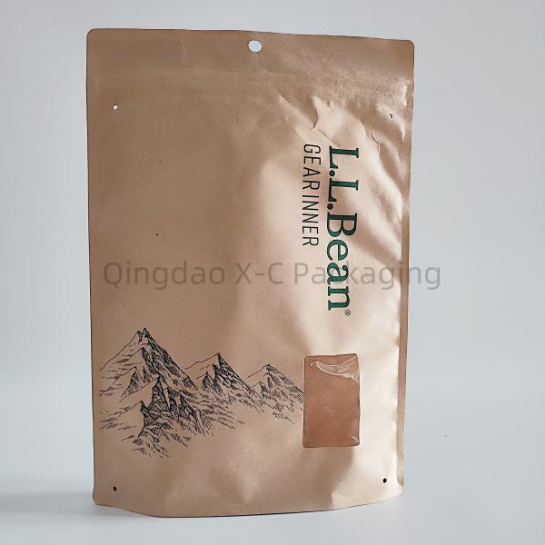 Flexible Soft Kraft Paper Bag Aluminum Foil for Grocery Popsicle Potato Chip Snack