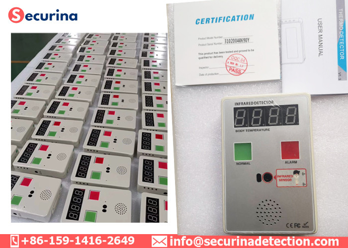 Portable Body Temperature Measuring Detector, Touchless Temp. Thermometer for Schools