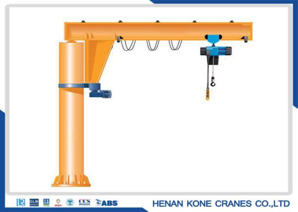 Quality Fixed Column Electric Jib Crane , 5T Manual Rotating Jib Crane for sale