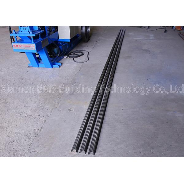 Shelf Plate Reinforcing Rib Steel Roll Forming Machine PLC With Touch Screen Control